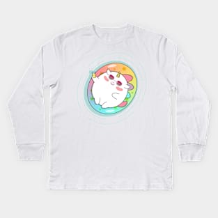 Summer unicorn Kids Long Sleeve T-Shirt